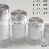 Colored Cylinder Glass Jar/bottle for Honey/water thumbnail-1