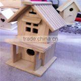 Wholesale Two Layers Wooden Bird House thumbnail-2