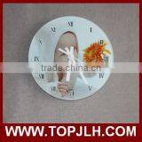 Topjlh Good Performance Custom Photo Print Sublimation Wall Clock thumbnail-5