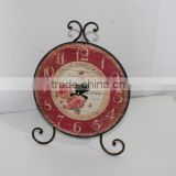 Antique Flower Table Clock,Promotion Clock