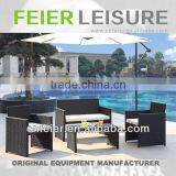 Rattan Cheap Hideaway Dining Set thumbnail-1