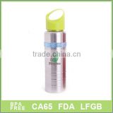 Single wall Stainless steel sport bottle with customized logo