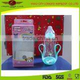 Feeding Supplies Made In China Baby Clear Nursing Bottle With Double Handle thumbnail-1