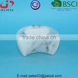 Popular Design Marble Color Ceramic Moon Shape Tealight Holder thumbnail-2