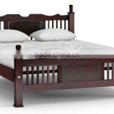 Indian Traditional Wooden Queen Size Bed thumbnail-1