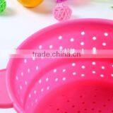 Foldable Pasta Basket,silicone Rubber Basket,silicone Folding Basket thumbnail-4