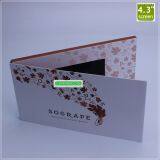 Matte Lamitation Cover 4.3 Inch LCD Video Brochure For Business Card / Advertising thumbnail-3