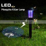 Garden Solar Power LED Mosquito Killer Lamp Yard Plastic Waterproof Lawn Light