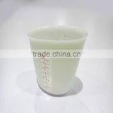 Food Grade Silicone Cup With Measurements Water Cup Coffer Cup Camping Cup thumbnail-1