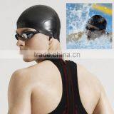 High Quality Soft Adult Funny Swim Cap Printing Silicone Custom thumbnail-1