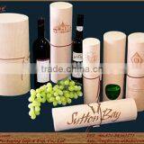 Wooden Wine Bottle Packaging Box Round Gift Packaging Box thumbnail-2