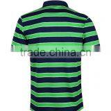 Men's 100%cotton Stripe Softtextile t Shirt Polo thumbnail-6