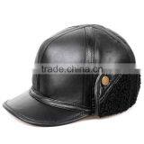 Fashion Design Leather Bucket Hat