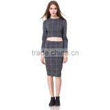 Domin Fashion Guangzhou Factory Ladies Crop Top Sets thumbnail-3
