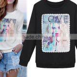 Plus Size Women Sweater Brand OEM Service Spring Antumn European Simple Fashion Style thumbnail-2