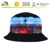 Custom Tie Dyed Custom Made Floral Printing Bucket Hat thumbnail-1