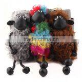 CX-R-52 Lastest Design Hot Fashion Cheap Custom Lamb Fur Keychain thumbnail-1