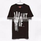 Customize Text Print T-Shirt For Man Stylish Discharge Printing Pattern Fashion Casual Tee 100% Pure Cotton Material Soft Short thumbnail-6