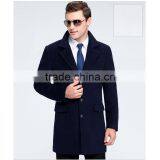MSW0043 Wholesale Brand Mens 2016 New Winter Men's Wool Fashion Windbreaker Suit Collar Long Coat. thumbnail-4