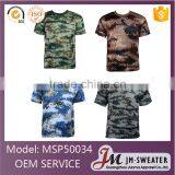 Summer Quick Dry Knit Short Sleeves Camouflage Military Training T-Shirts thumbnail-1