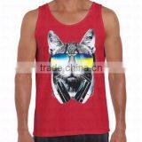 Custom Men and Women Cotton Printing Tank Top thumbnail-6