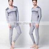2017 China Garment OEM Your Own Brand Logo Design 95%Bamboo Fiber 5%Spandex Soft Heated Men's Thermal Underwear Modal Long Johns thumbnail-3