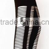 Sexy Seamless Mature Women Mesh Side Panels Legging thumbnail-3