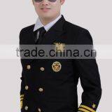 Juqian High Grade Man Flight Army Airline Pilot Uniform Custom Wholesale thumbnail-4