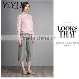 Custom High Quality Women Slim Turtleneck Knit Cashmere Pullover thumbnail-5