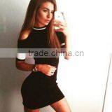 New Poplular Full Floral Digital Printed Bodycon / Bandage Dress OEM China Factory 2016 thumbnail-5