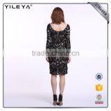 Elegant Short Straight Black Crochet Dress,black Short Dress thumbnail-5