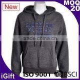 Wholesale Knitted Baseball Crop Hoodies Cheap Hoodie Fleece Sweatshirt thumbnail-1