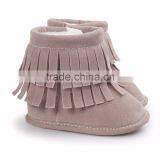 Fringed Suede Fabric Baby Warm Boots thumbnail-6