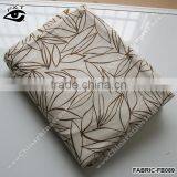 Simple Leaf Printed Fabric Linen Fabric thumbnail-2