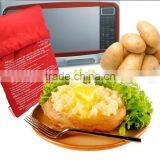 2 Pcs/Lot Oven Microwave Baked Red Potato Bag For Quick Fast( Cook 8 Potatoes at Once ) In Just 4 Minutes Washed Potato Bags