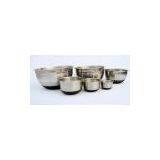 Stainless Mixing Bowl,3pce Silicone Black Mixing Bowl thumbnail-2