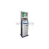 Advertising Interactive Information Kiosk With Two Display Screen