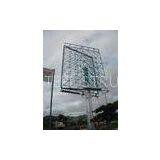 Ads Display Unipole Billboard Structure For Comercial Outdoor Advertise