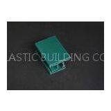 60mm Green PVC Window Profiles Vinyl Extrusion 3 Chambers , ISO9001