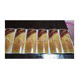 PVC Stamping Plastic Adhesive Labels / Plastic Film With Metallic Colour