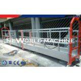 Steel Suspended Working Platform Adjustable Height ZLP630 Hot dip galvanizing