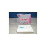 Specialty in OEM processing with Active Oxygen Anion Sanitary Napkin