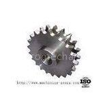 Machining Carbon Steel Double Sprocket Chain Wheel For Transmission