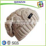Winter Hat for Women Slouchy Beanie Cable Hat Knitted Winter Hat thumbnail-1