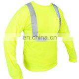 Safety Orange Lime Microfiber T-Shirt Policy Safety T-shirt Reflective Safety Short Sleeve T-Shirt HIGH VIZ thumbnail-5
