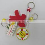 Factory Direct Supply Round EVA Key Chain Rings With Two Sides Printing Logo Key Holder thumbnail-4
