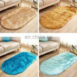 Warm White Faux Fur Mat Rug Carpet thumbnail-5
