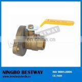 Brass Ball Valve With Flange Connected thumbnail-3