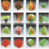 16pcs High Quality Acrylic Solid Geometry Models Set