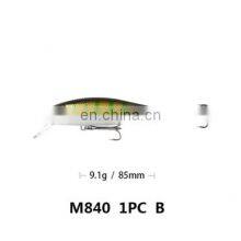 Handmade 8.5cm 9.1g Artificial Bait Fishing Lure Freshwater Saltwater Hard Plastic Fishing Lure Floating Minnow Fish Lure thumbnail-2